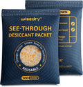 wisedry 2 x 500 Gram See-Through Silica Gel Car Dehumidifier Packets, by wisedry