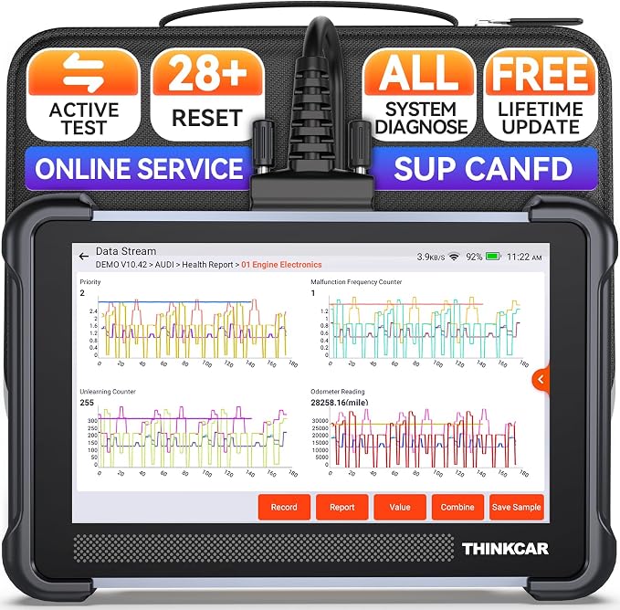 TK672 Bidirectional Scan Tool, Full System OBD2 Scanner Diagnostic Tool by THINKCAR