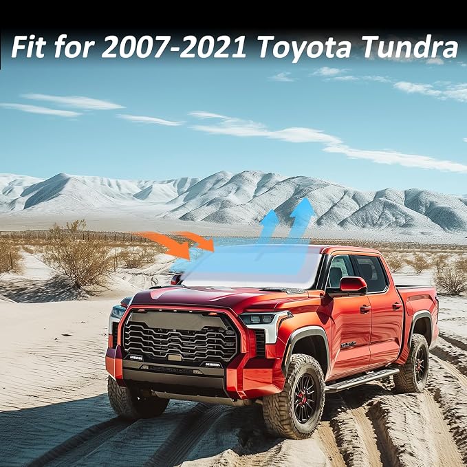 Custom Fit Tundra 2021 Windshield Sun Shade Window Sunshade - Image 5