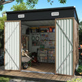 Aoxun 7.5x6 FT Outdoor Shed Metal Storage Shed by Aoxun