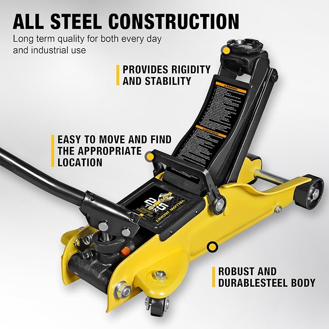 YELLOW JACKET 2.5 Ton Trolley Jack - Image 5