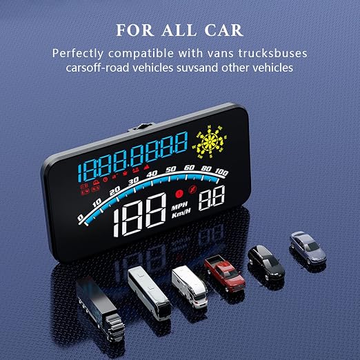 Digital GPS Speedometer, HUD Head Up Display - Image 7