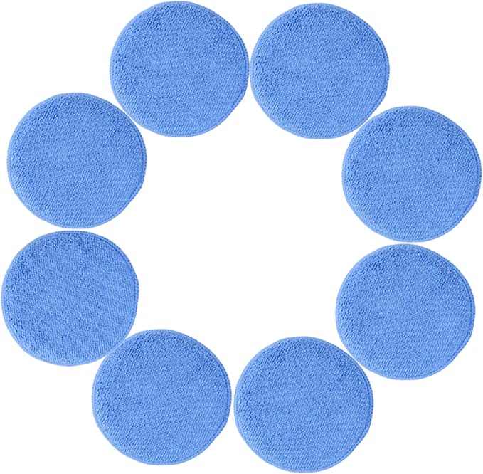 Polyte Microfiber Detailing Wax Applicator Pad, 8 Pack - Image 3