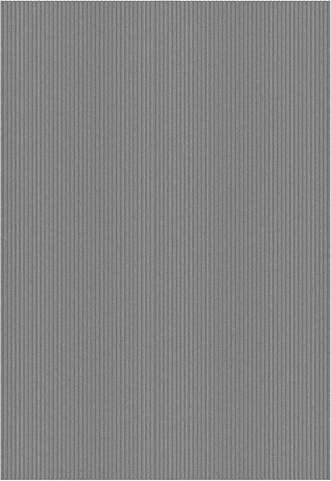 Ottomanson 6'6" x 11' Mud Mat Area Rug Scraper Carpet - Image 7