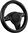Skechers Memory Foam Steering Wheel Cover, Piping Microfiber Leather Steering by Skechers