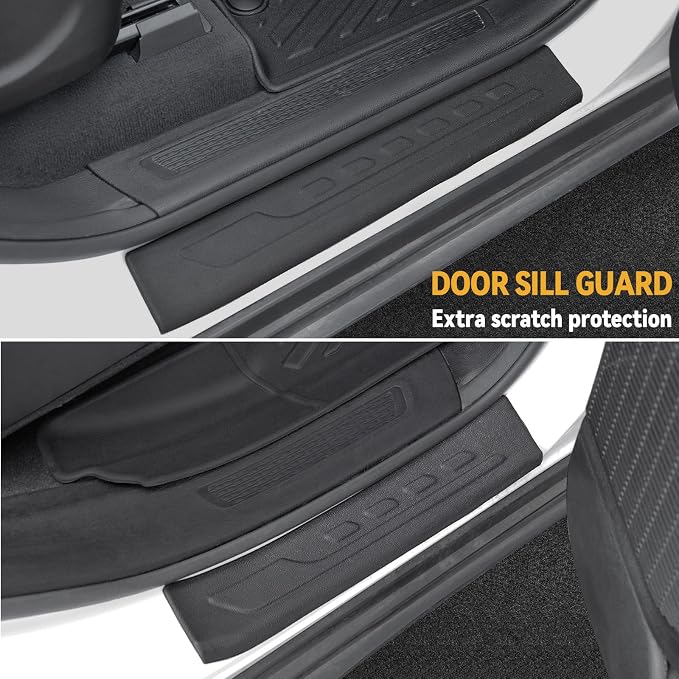 Floor Mats Set for 2022-2025 Jeep Grand Cherokee Accessories, Full Coverage All - Image 4