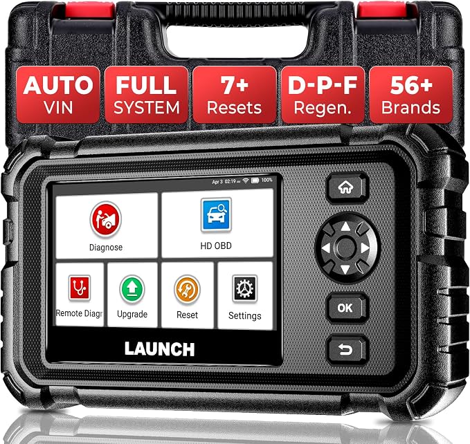 LAUNCH CRP129 HD Heavy Duty Truck Scanner, Full System Diesel Scanner by LAUNCH