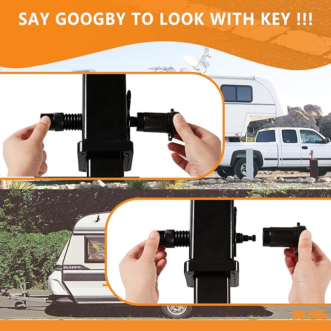 Trailer Hitch Pin Lock Set 1/2 Inch and 5/8 Inch - Image 2