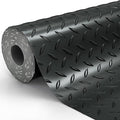 8.2 x 23 FT Garage Floor Mat, 2.8mm Thickened Diamond Plate PVC Garage Flooring by Unknown