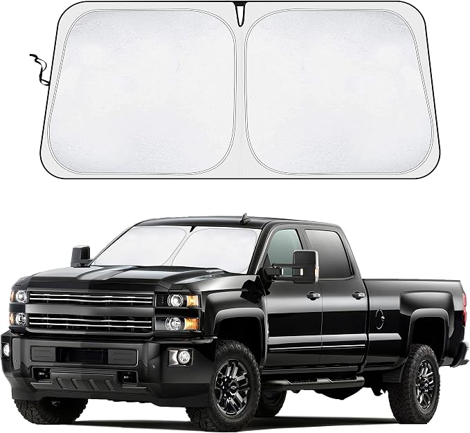 Econour Windshield Sun Shade for 1999-2006 Chevrolet/Chevy Silverado 1500 by EcoNour