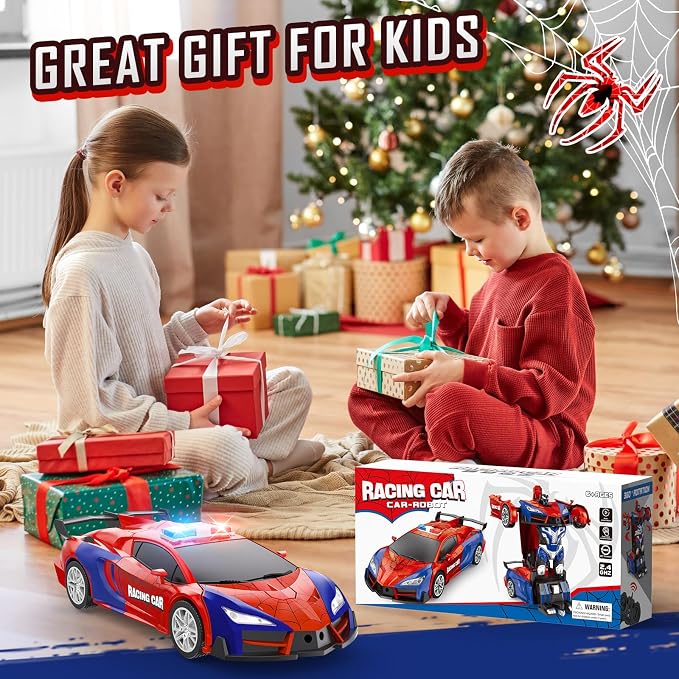 Remote Control Car for Boys 4-7, 2.4GHz RC Car 1:18 Scale, One-Button - Image 7