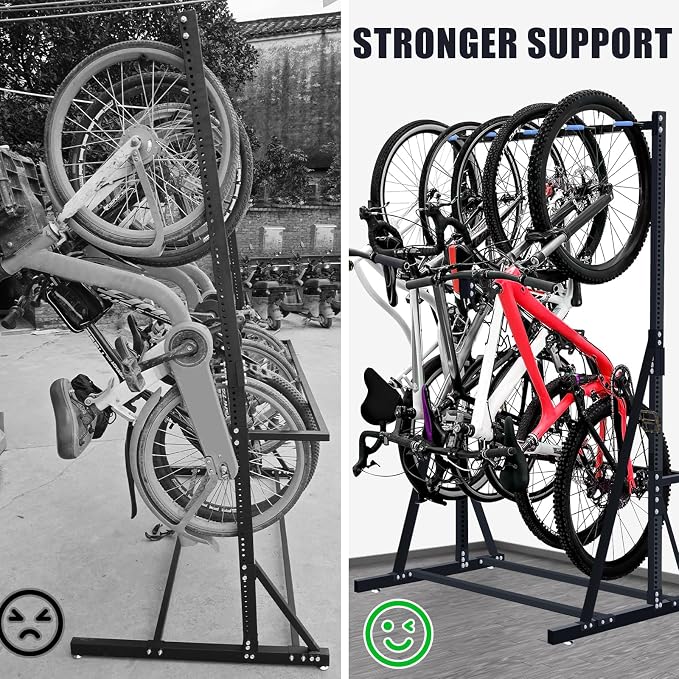 KAXIWEI Freestanding Bike Storage Rack，Vertical Bike Rack - Image 5