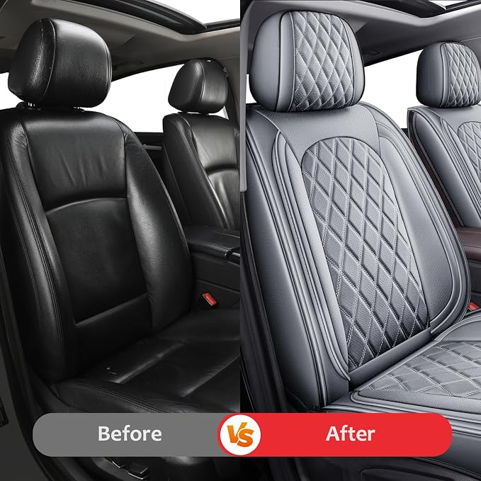 MIROZO Ram Seat Covers, Waterproof Truck Seat Covers Fits - Image 5