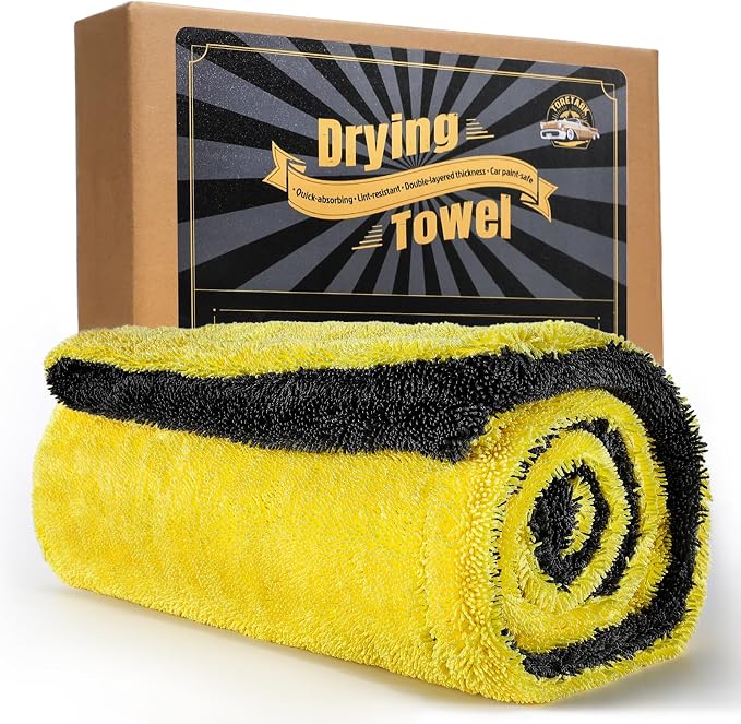 Car Drying Towel, Extra Large 36"x24" Microfiber Towel by Toretark