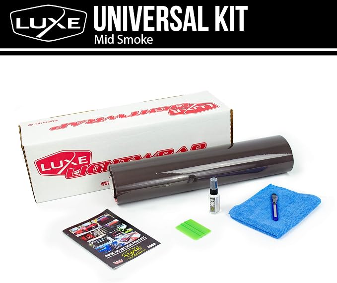 Luxe LightWrap Mid Smoke Gloss Universal Headlight Tail Light Tint Kit - Image 3