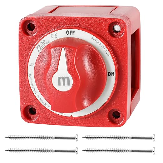 M Series Battery Switch, Huazu 300A Marine Battery Cut Off Switch by Huazu