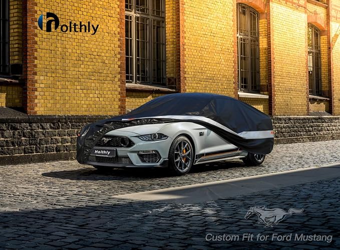 10 Layers Car Cover Custom Fit for Ford Mustang, GT500 Waterproof All Weather - Image 6