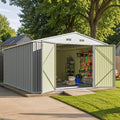 Patiowell 10 x 12 FT Metal Storage Shed by Patiowell
