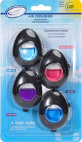 Air Jungles Car Air Freshener Vent Clip 4 Count, Variety Pack, New Car by AirJungles