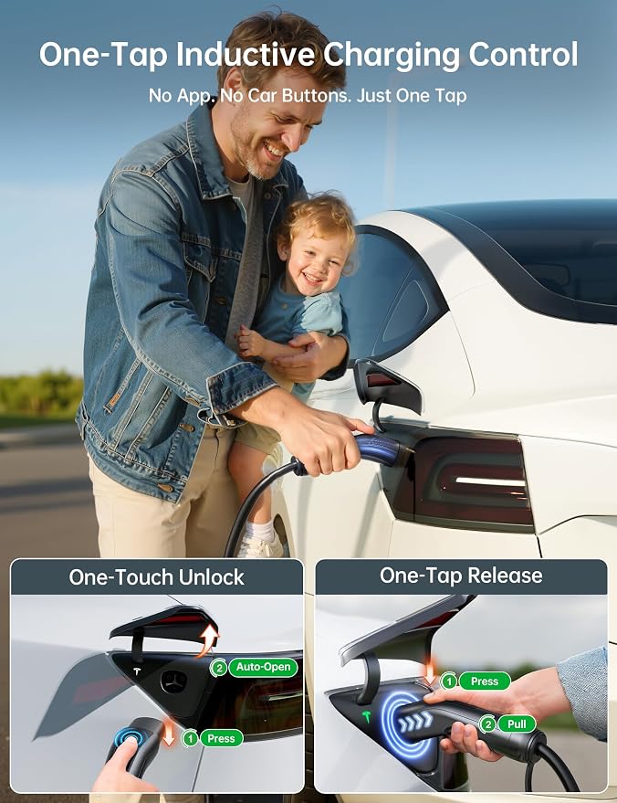 16A Level 1&2 Tesla Charger Tesla Mobile/Home Charger - Image 2
