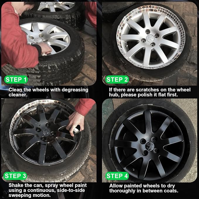 NADAMOO Aluminum Wheel Spray Paint, Car Rim Aerosol Paint - Image 4