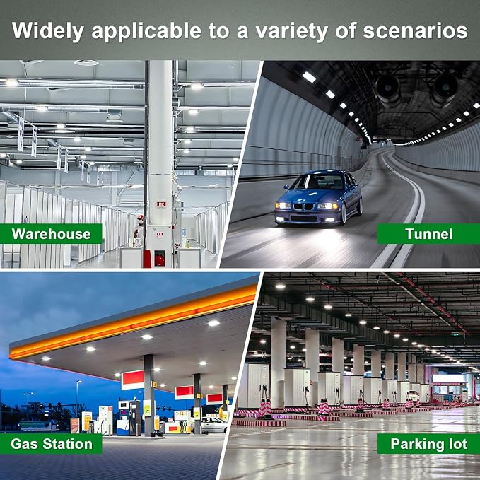 80W/60W/40W Power Selectable LED Canopy Garage Light - Image 6