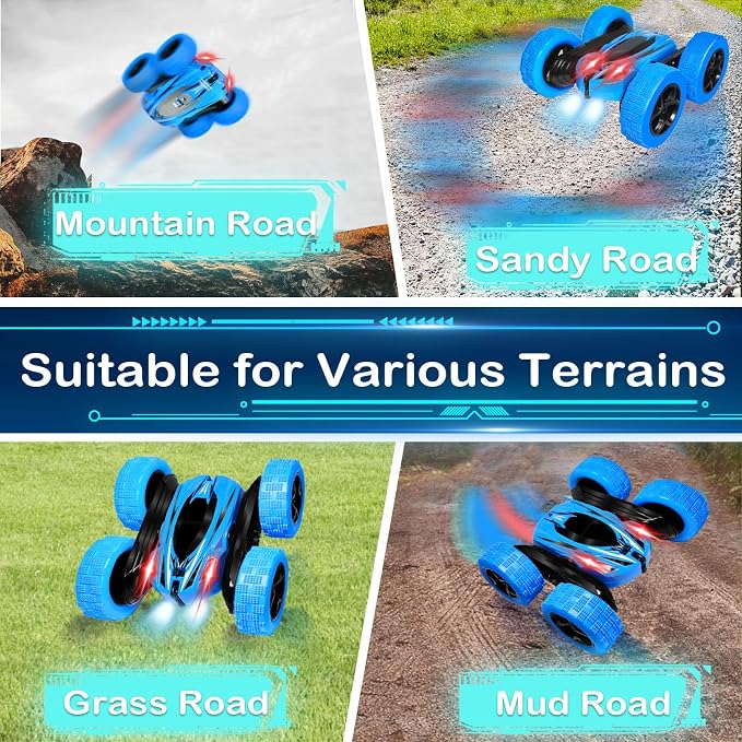 FREE TO FLY Remote Control Car Boys Toys: 360 Flip Rc Cars 2.4Ghz Double-Sided - Image 6