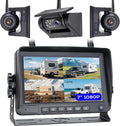 7" 3-Magnetic Wireless RV Backup Camera, HD1080P DVR Monitor, IP69 Waterproof & by WOOCARTY