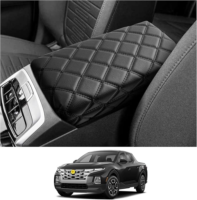 CDEFG Center Console Cover for 2022 2023 2024 Santa Cruz Pickup Truck Armrest by CDEFG