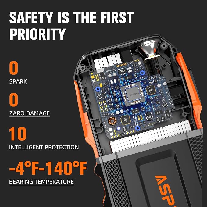 ASPERX 3000A Jump Starter for Car Battery, 12V Portable Jump Box - Image 3