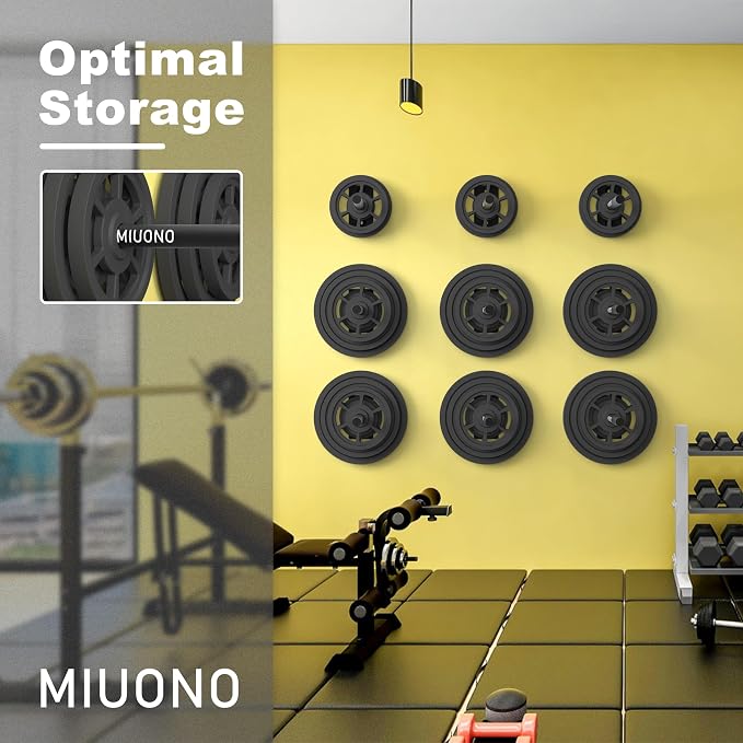 Weight Plate Holder, Wall Mounted Weight Rack Storage - Image 4
