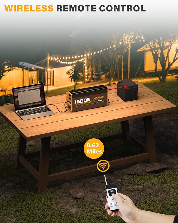 2000W Pure Sine Wave Inverter 12V DC to 110V 120V AC Car Converter - Image 6