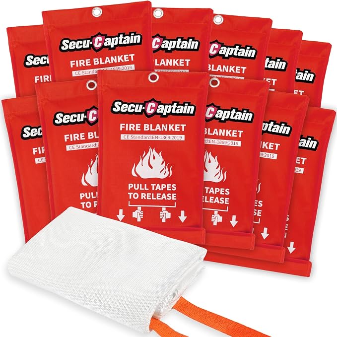 SecuCaptain Emergency Fire Blanket by SecuCaptain