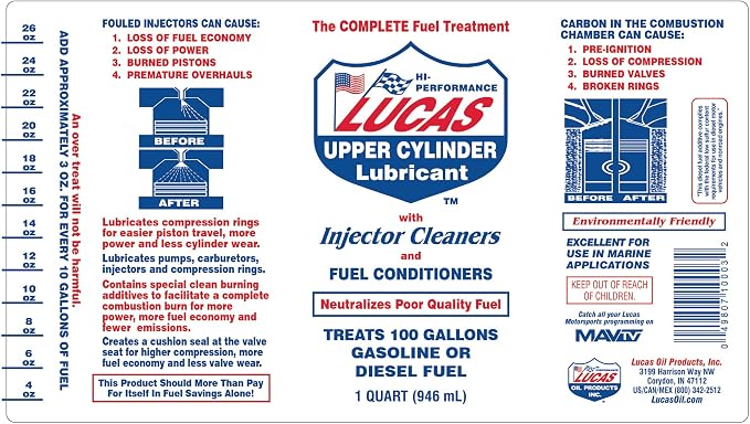 LUCAS Oil 10003-PK12 Fuel Treatment - Image 4
