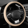 alpmosn Elastic Stretch Steering Wheel Cover, Breathable Microfiber Ice Silk by alpmosn