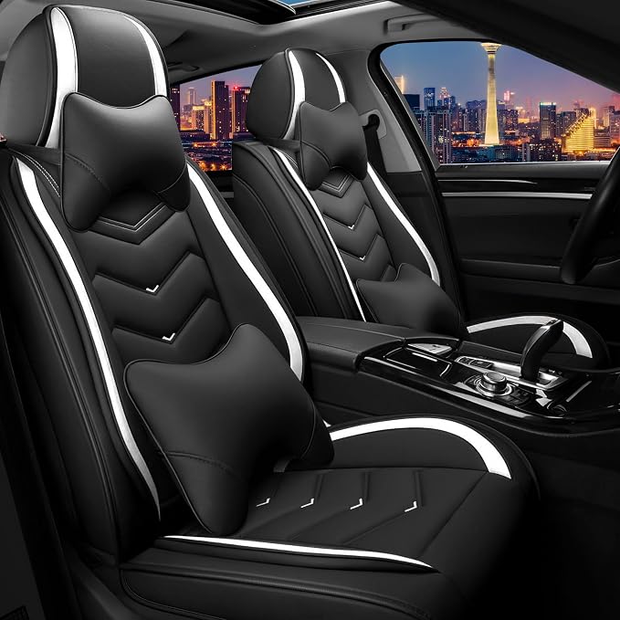 Car Seat Covers for Chrysler Pacifica 2004-2025, Stylish Sport Seat Cover by Unknown