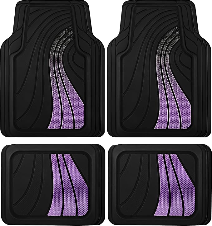 Road Comforts Car Floor Mats Full Set – Front & Rear Car Floor Mats by RoadComforts