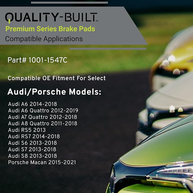 Premium Ceramic Rear Brake Pads Compatible - Image 3