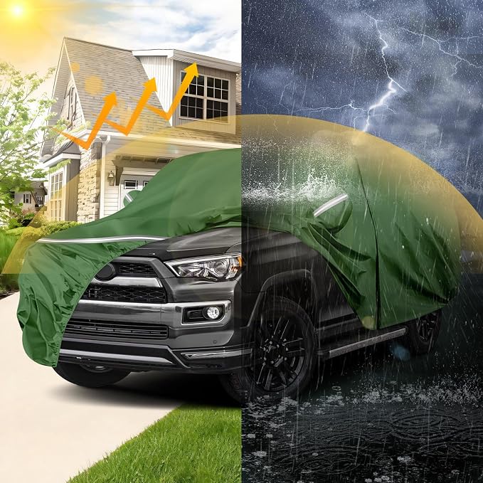BOSSTONE Car Cover Custom Fit for Toyota 4runner 2002-2025, Waterproof All - Image 4