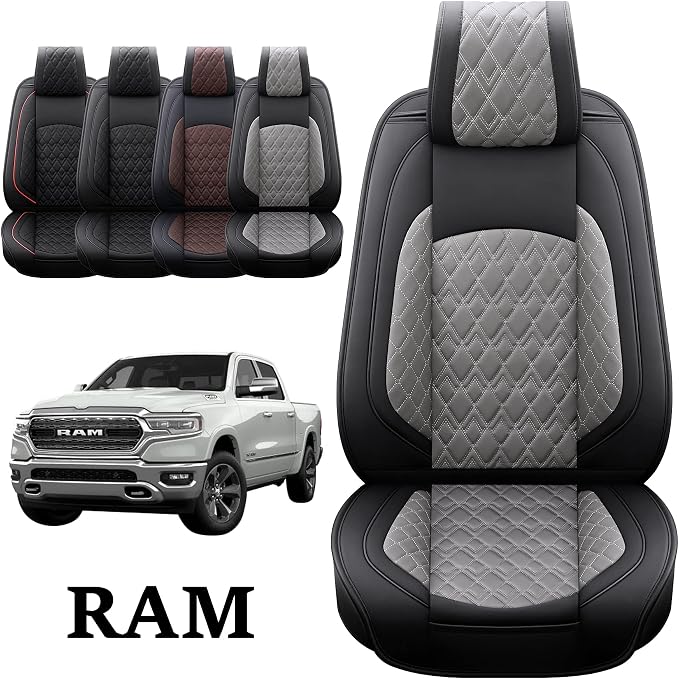 JOJOBAY Car Seat Covers for Dodge Ram Full Set, Fit Ram 2009-2025 - Image 6