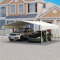 20x20 Carport, Heavy Duty Metal Car Port, All-Weather Protection, Easy Assembly by Unknown