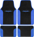 BDK carXS Fresh Two-Tone Carpet Floor Mats, Tribal Tattoo Design by BDK