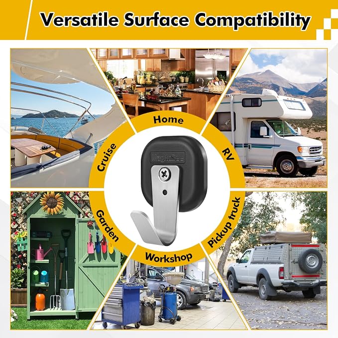 Upgraded Heavy Duty Magnetic Hook, Powerful Magnet Versalite Indoor and Outdoor - Image 7