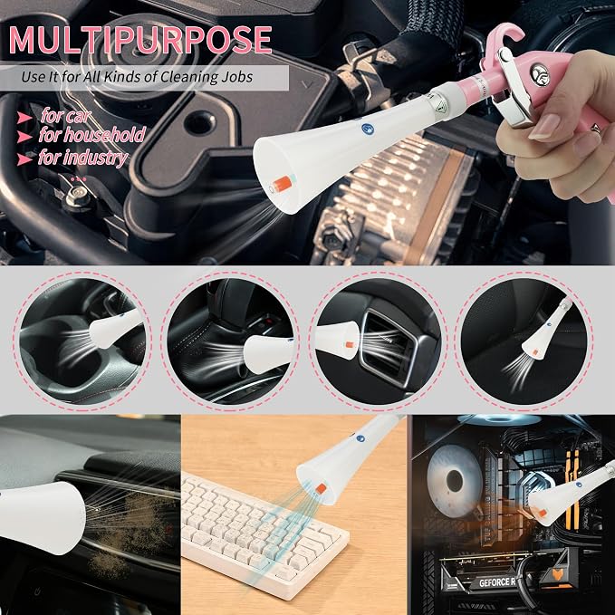 Tornado Dry Cleaning Gun Detailing Interior Dryer Air Blow Gun High Pressure - Image 9
