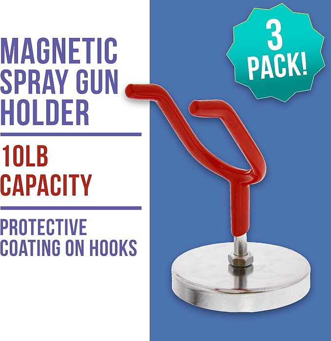 TCP Global Brand Magnetic Paint Spray Gun Holder Stand - Image 2