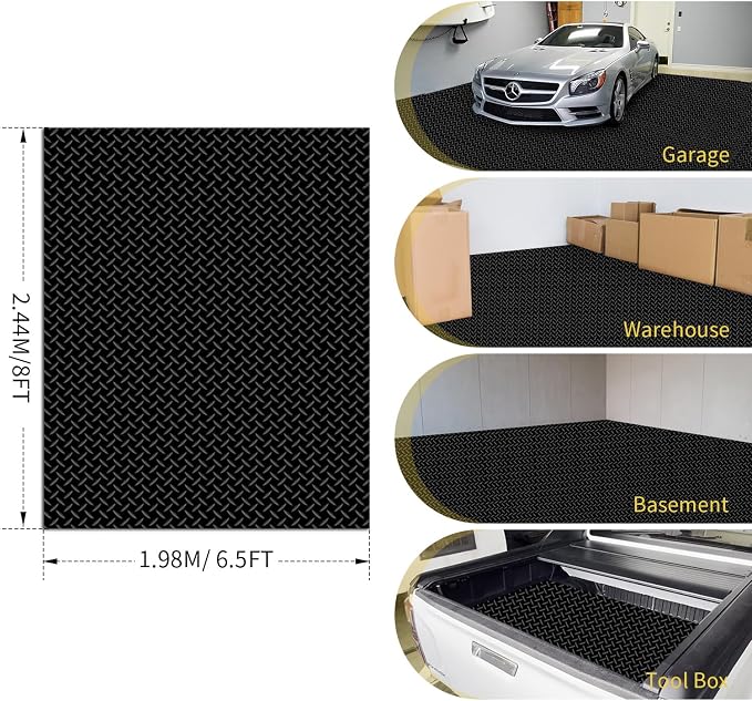 Premium Garage Floor Mat, Commercial Grade Heavy Duty Parking Mat - Image 7