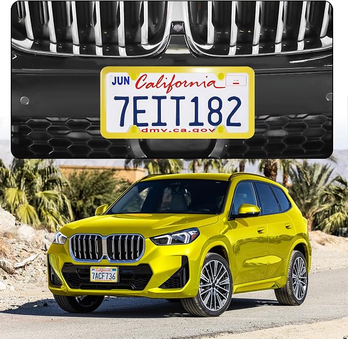 LivTee 4 Holes Stainless Steel License Plate Frames, Automotive Exterior - Image 2