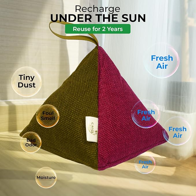 4 Pack Bamboo Charcoal Air Purifier Bags 200 Grams Each - Image 4