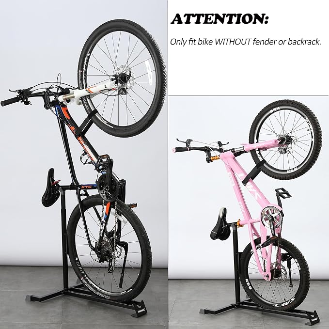 Bike Stand, Vertical Bike Rack For Indoor Bike Storage, Upright Bicycle Stand - Image 6