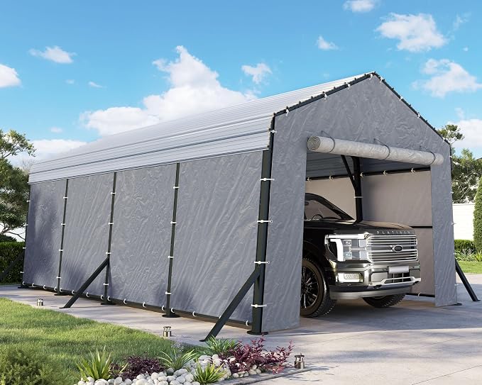 Jocisland 12x20x10.5 FT Metal Carport by Jocisland